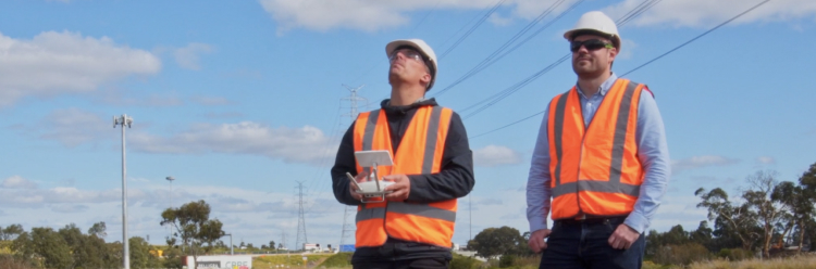Behind the scenes: How we use UAV technology to better visualise our projects